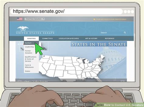 webdesk senator|Simple Ways to Contact U.S. Senators: 9 Steps (with Pictures)